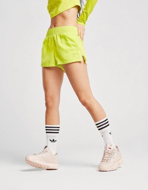 Adidas Originals Tie Dye High Waist Shortsit Keltainen