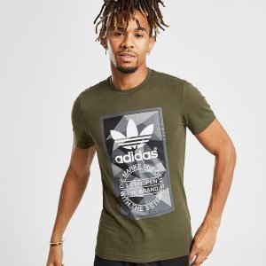 Adidas Originals Trefoil Label T-Paita Vihreä