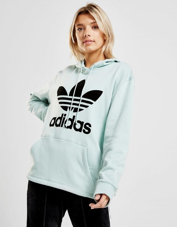 Adidas Originals Trefoil Overhead Hoodie Vihreä