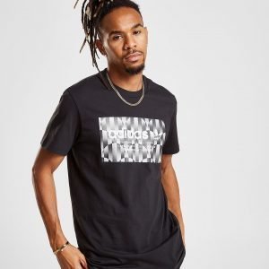 Adidas Originals Trefoil Reflective T-Shirt Musta