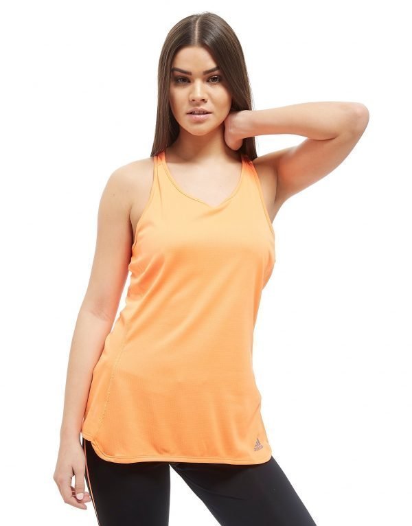 Adidas Response Cup Running Tank Top Oranssi