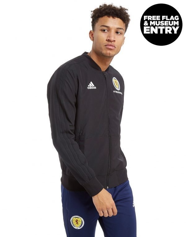 Adidas Scotland Fa 2018/19 Presentation Jacket Musta