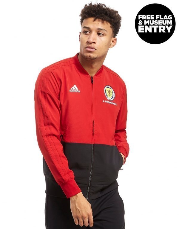 Adidas Scotland Fa 2018/19 Presentation Jacket Punainen