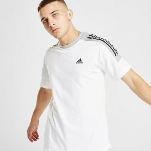 Adidas Sport Id Colour Block T-Shirt Valkoinen