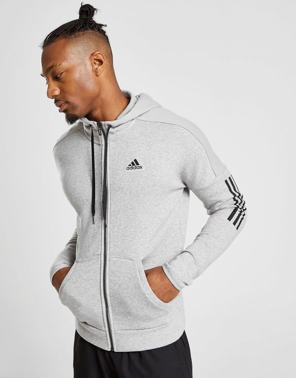 Adidas Sport Id Full Zip Hoodie Harmaa