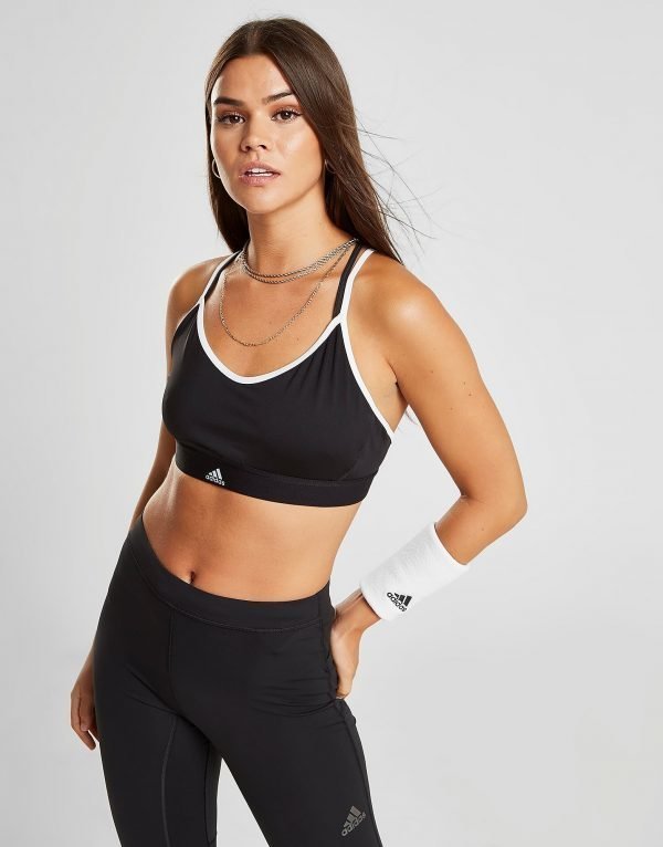 Adidas Strappy Bra Musta