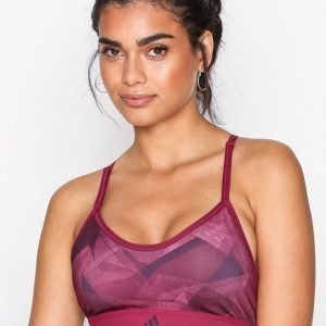 Adidas Strappy Print B Urheiluliivit Kevyt Tuki Ruby