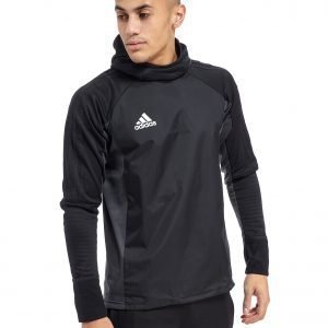 Adidas Tiro 17 Warm Hoodie Musta