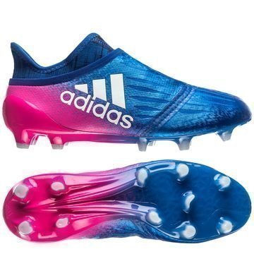 Adidas X 16+ PureChaos FG/AG Blue Blast Sininen/Valkoinen/Pinkki