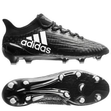 Adidas X 16.1 FG/AG Chequered Black Musta/Valkoinen