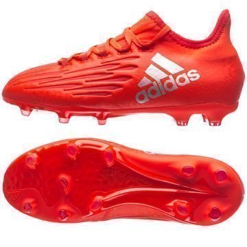 Adidas X 16.1 FG/AG Punainen/Hopea Lapset