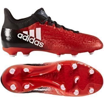 Adidas X 16.1 FG/AG Red Limit Punainen/Valkoinen/Musta Lapset