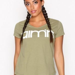 Aim'n Green Tribe Logo T-Shirt Lyhythihainen Treenipaita Vihreä