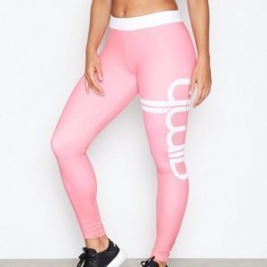 Aim'n Pink Stripe Tights Treenitrikoot Vaaleanpunainen