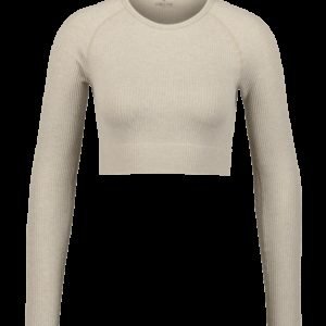 Aim'n Ribbed Seamless Crop Long Sleeve Treenipaita