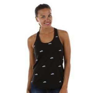 Air Belt Print Racer Tank