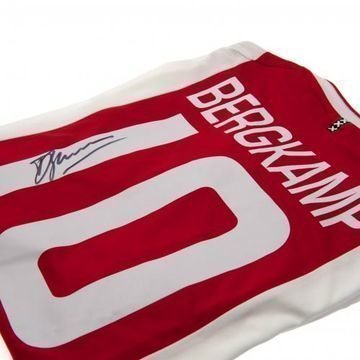 Ajax Bergkamp Allekirjoitettu Paita