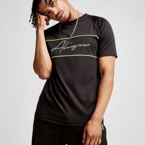 Align Signature Poly T-Shirt Musta