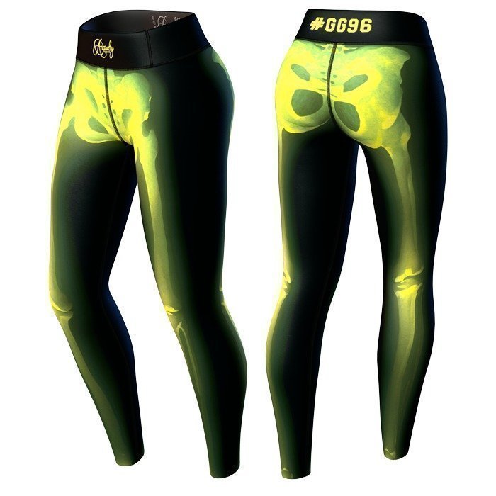 Anarchy Bad To The Bone Legging black/yellow L