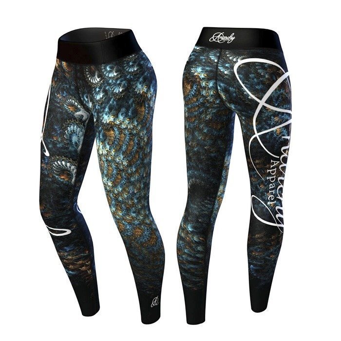 Anarchy Corals Legging black/blue L