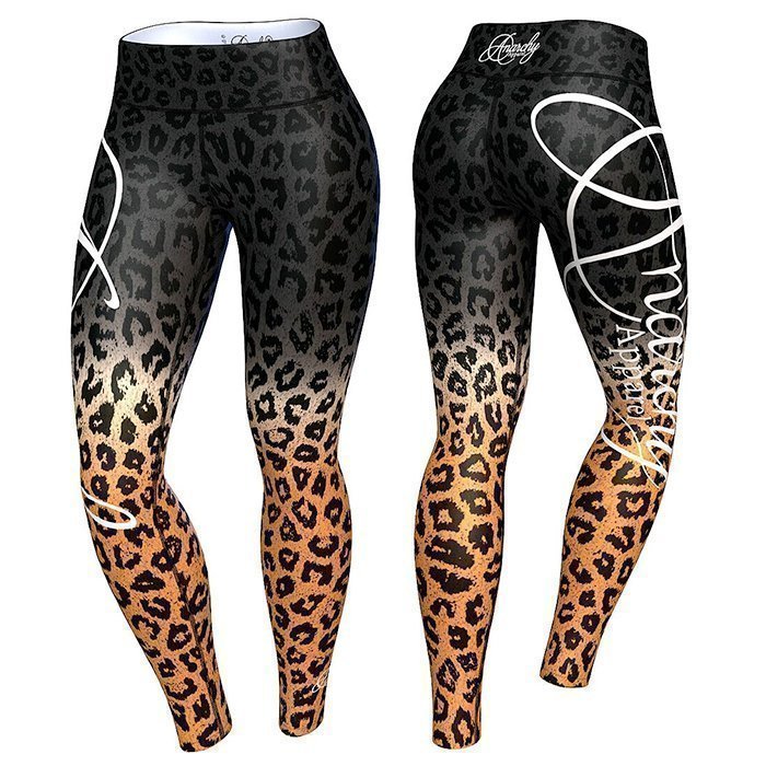 Anarchy Ocelot Leggings Gray/Orange XS