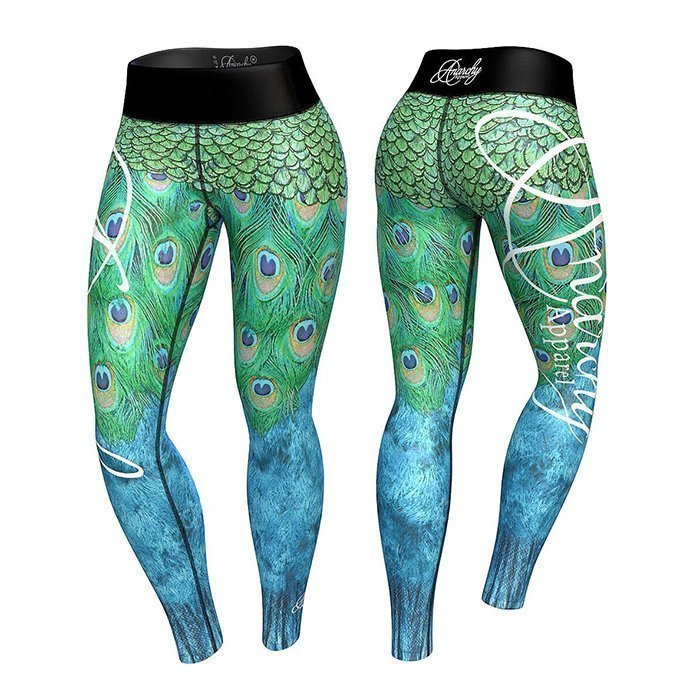 Anarchy Peacock Legging Green/Blue L