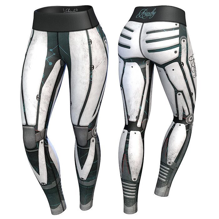 Anarchy Robota Compression Leggings White/Black XS