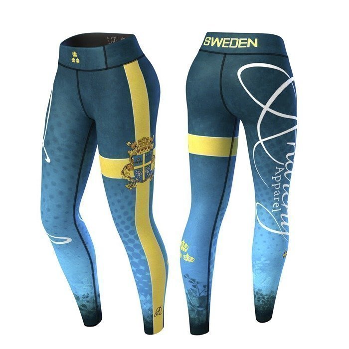 Anarchy Sweden Nation Legging 2.0 blue/yellow L