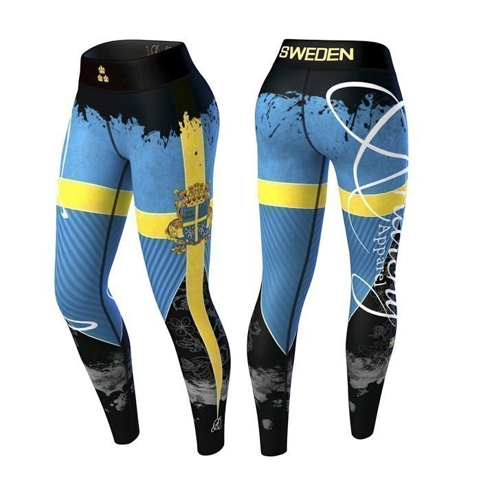 Anarchy Sweden Nation Legging 3.0 blue/yellow L