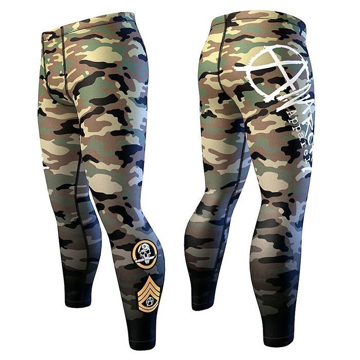 Anarchy Woodland Mens Compression Camo S