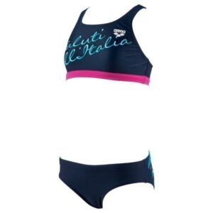 Arena Cartolina Jr Two Pieces mus 8Y Navy