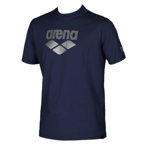 Arena Connection t-paita navy 10Y Unisex+ Jr navy/metallic grey