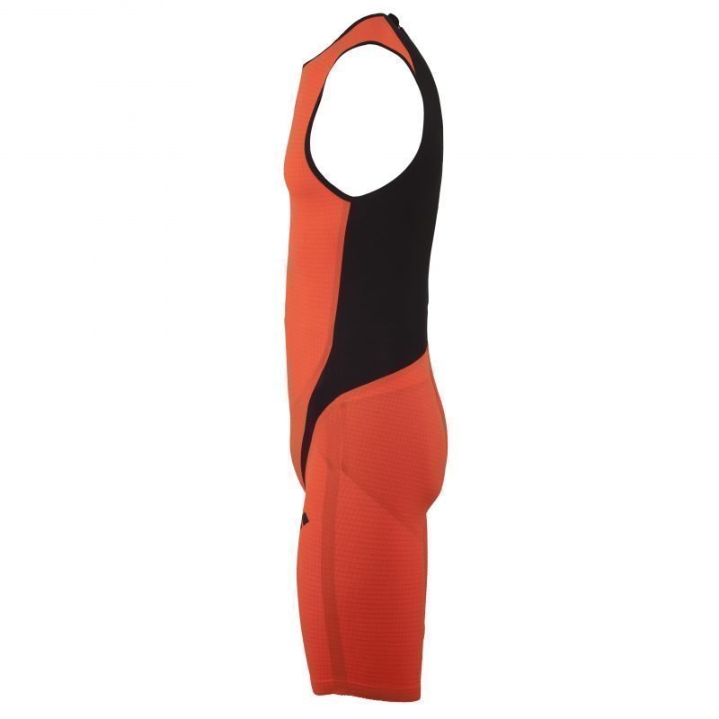 Arena TriSuit Carbon pro ZIP close L Orange/black