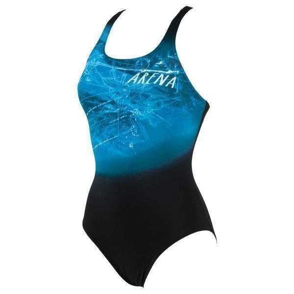 Arena W Drafty One Piece musta 40 Black