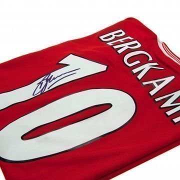 Arsenal Bergkamp Allekirjoitettu Paita