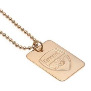 Arsenal Kulta Plated Dog Tag & Chain