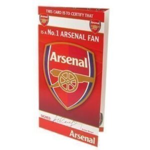 Arsenal Syntymäpäiväkortti No 1 Fan