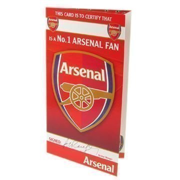 Arsenal Syntymäpäiväkortti No 1 Fan
