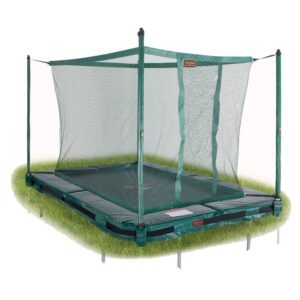 Avyna Pro-Line 275x190cm Maatrampoliini Turvaverkolla