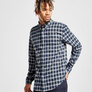 Barbour Beacon Dean Long Sleeve Checked Shirt Laivastonsininen