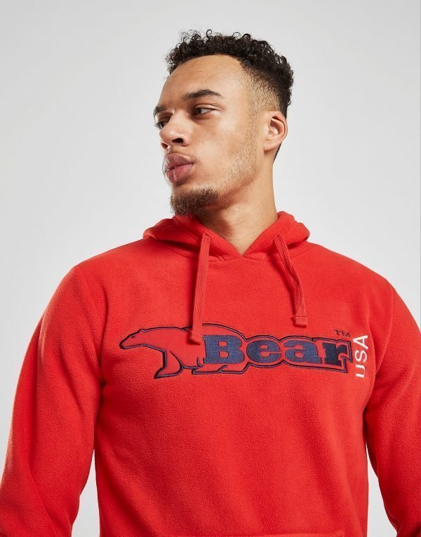 Bear Usa Rhodopes Fleece Overhead Huppari Punainen