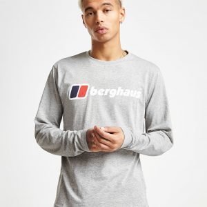 Berghaus Blocks Long Sleeve T-Paita Harmaa