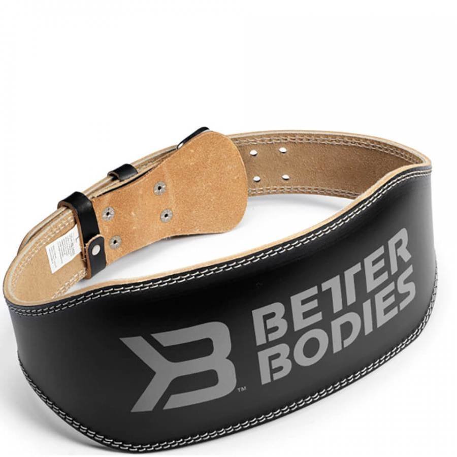 Better Bodies 6 Inch Lifting Belt Black L Musta