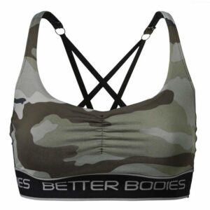 Better Bodies Athlete Short Top Green camoprint M Vihreä