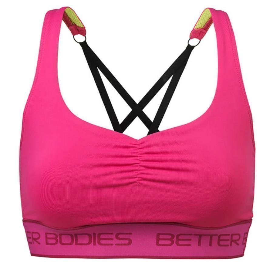 Better Bodies Athlete Short Top Hot Pink M Pinkki
