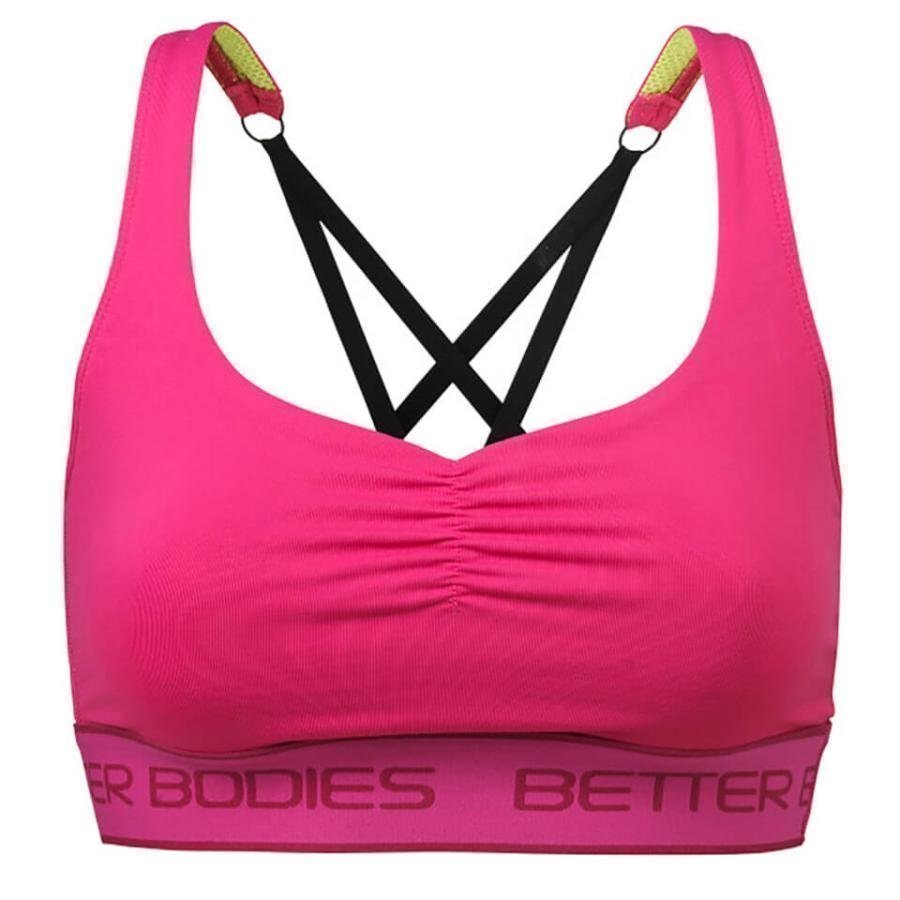 Better Bodies Athlete Short Top Hot Pink S Pinkki