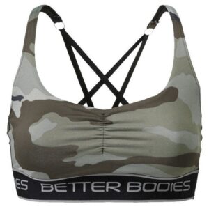 Better Bodies Athlete Short Top green camoprint