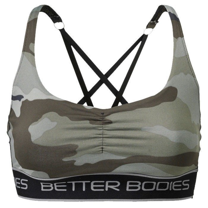 Better Bodies Athlete Short Top green camoprint L