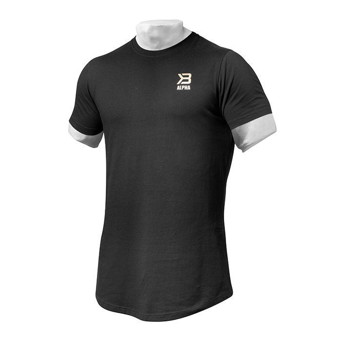 Better Bodies BB Alpha Zip Tee Black Medium