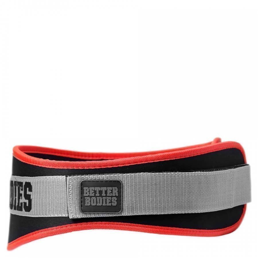 Better Bodies Basic Gym Belt Black/Red L Black/Red